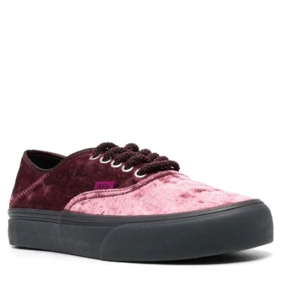 Vans x Alex Knost x Lee-Ann Curren Sneakers Burgundy Red Velvet Suede - Picture 7 of 14